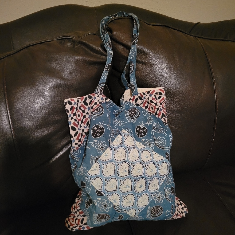 Nwot - Boho Patchwork Tote - image 1